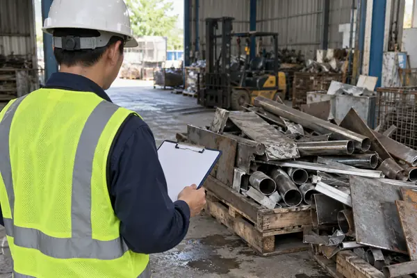 Quy trình khảo sát và thu mua phế liệu tại nhà xưởng