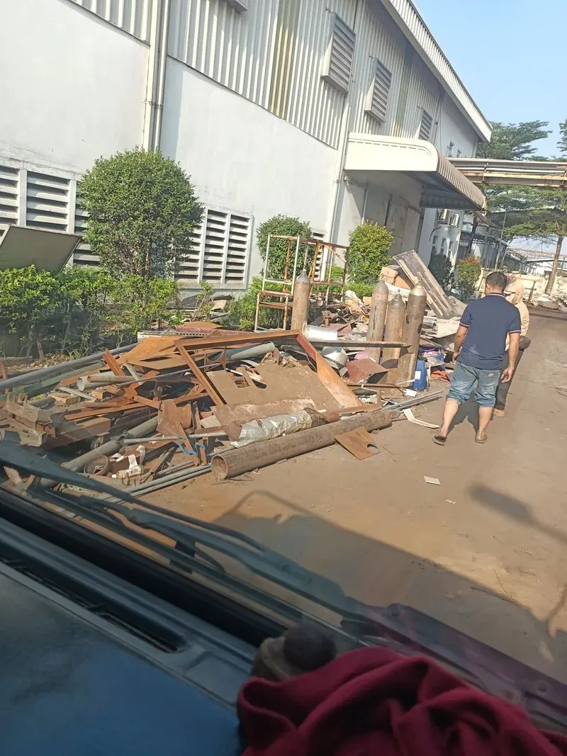 Quy trình khảo sát cân đo và thu gom phế liệu sắt