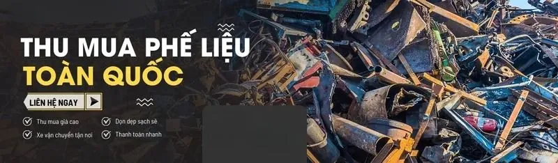 Dịch vụ thu mua sắt thép phế liệu tận nơi của Hùng Vũ